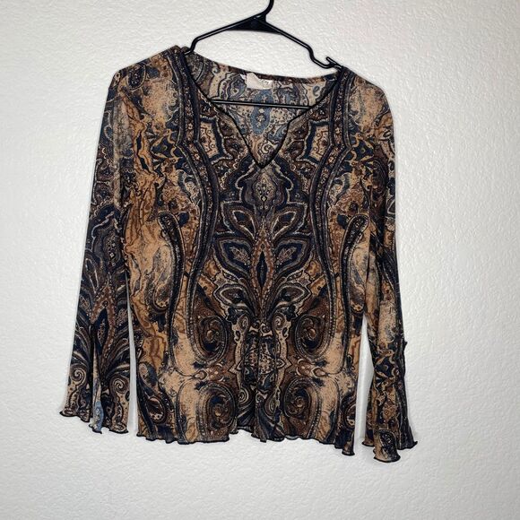 Vintage New York City Design Co Womens witchy y2k fairy Top Size L Whimsical - Picture 1 of 8